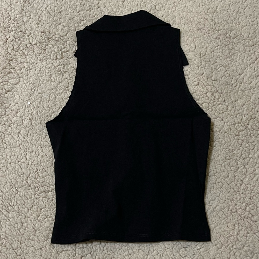 🤍New Lace Up Front Crop Vest🤍 - Picture 7 of 7